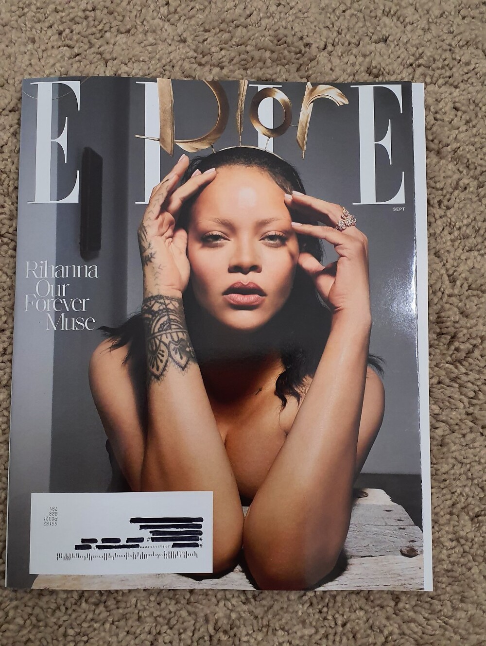 ELLE Magazine September 2026 Issue Rihanna Cover Illustrated Fashion enthusiasts